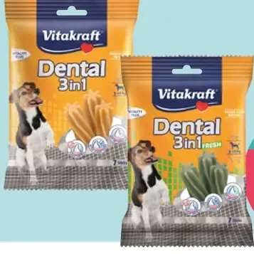 Vitakraft Dental 3in1 krmivo pre psy